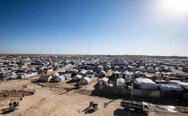 The Al-Hol camp is one of those that houses relatives of Islamic State fighters in Syria.