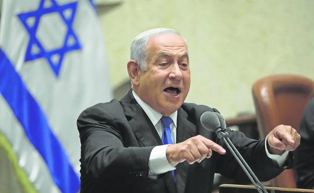Former Israeli Prime Minister and opposition leader Benyamin Netanyahu last June in Parliament. 