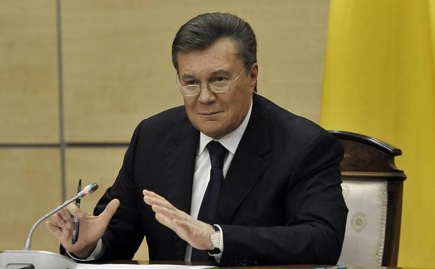 Viktor Yanukovych's press conference from the Russian city of Rostov-on-Don, where he fled after being deposed as president of Ukraine, in 2014