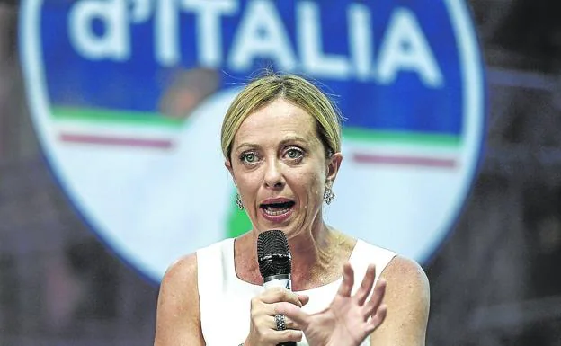 The leader of the Brothers of Italy, Giorgia Meloni, is the favorite to win the elections on September 25.