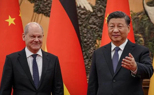German Chancellor Olaf Sholz met with Chinese President Xi Jinping on Friday. 