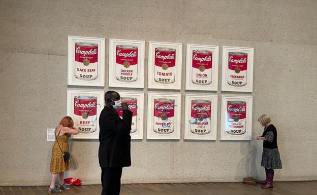 Warhol's work stained. 