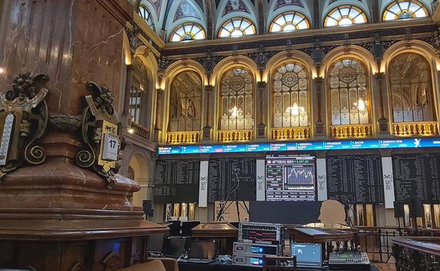 Interior da Bolsa de Madrid.  /efe