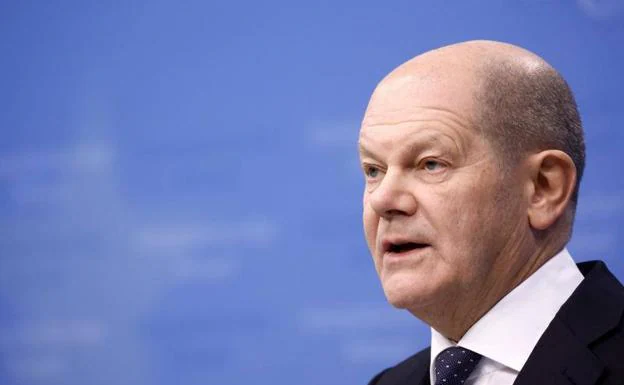 German Chancellor Olaf Scholz in a recent appearance.
