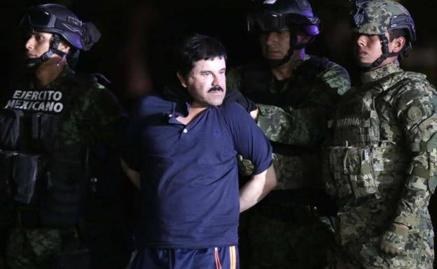 Moment of the arrest of one of the sons of 'El Chapo' Guzmán.